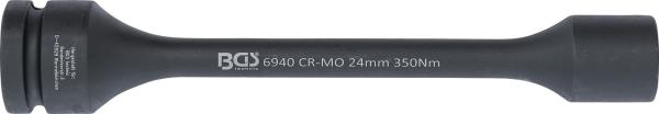 Torsions-Kraft-Steckschlüssel-Einsatz Sechskant | Antrieb Innenvierkant 25 mm (1") | SW 24 mm | 350 Nm