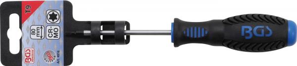 Schraubendreher | T-Profil (für Torx) T9 | Klingenlänge 80 mm