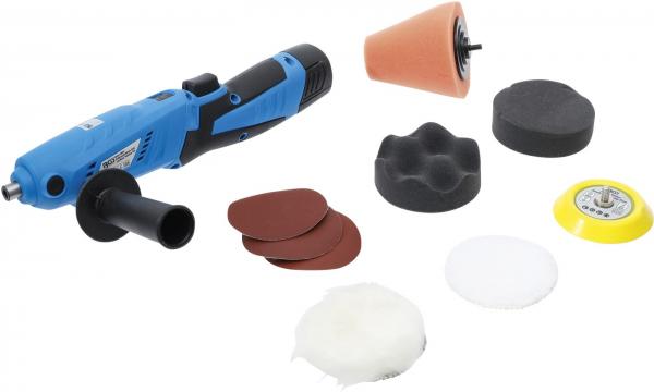 Akku-Mini-Poliermaschinen-Satz | max. 2800 U/min | 12 V | 1500 mAh