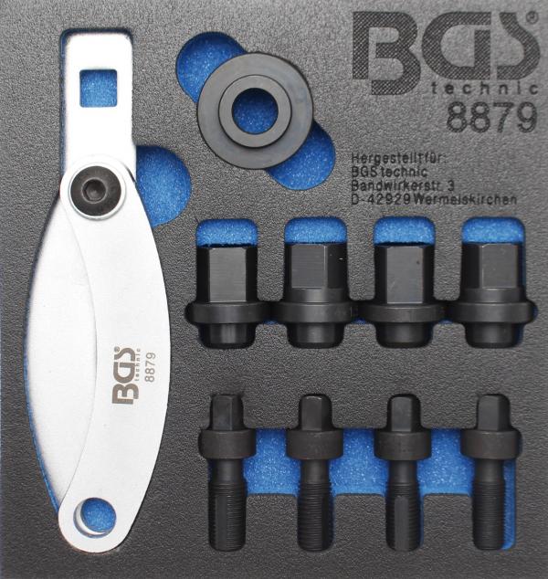 Werkstattwageneinlage 1/6: Radbolzen-Montage-Satz