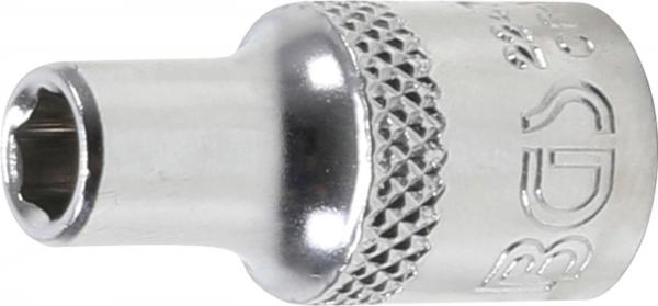 Steckschlüssel-Einsatz Sechskant | Antrieb Innenvierkant 6,3 mm (1/4") | SW 4,5 mm