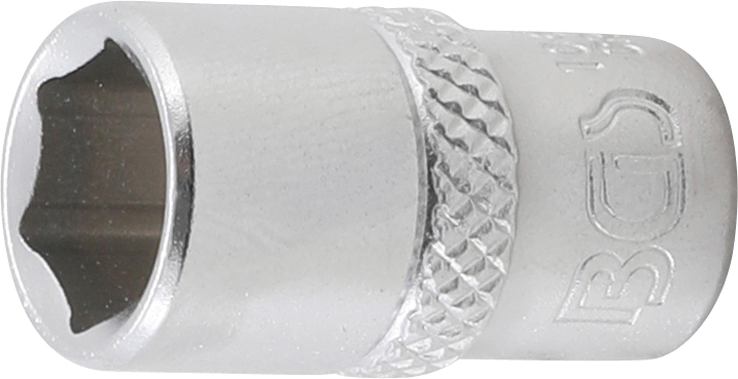 Steckschlüssel-Einsatz Sechskant | Antrieb Innenvierkant 6,3 mm (1/4") | SW 3/8"